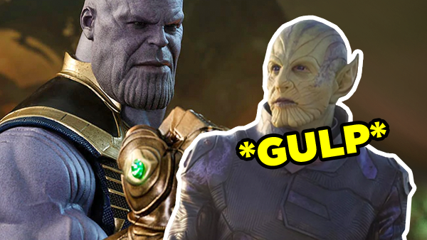 Captain Marvel Thanos