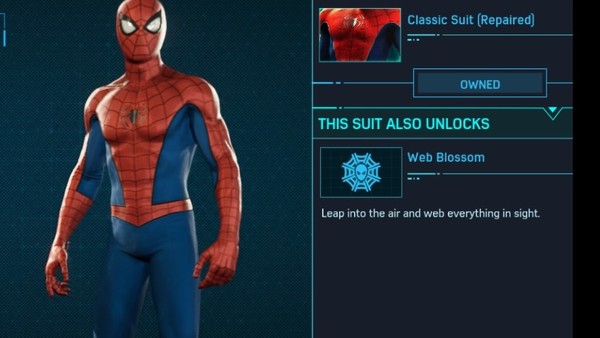 Spider-Man PS4 CLASSIC SUIT