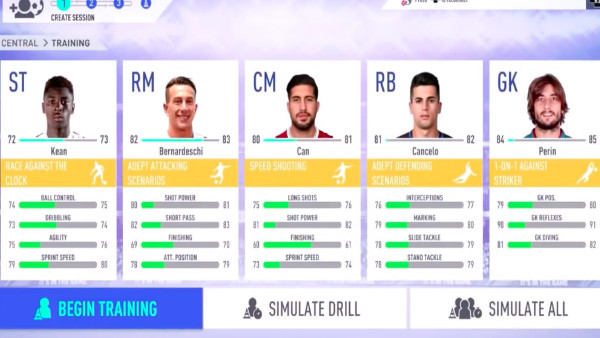 FIFA 19 Training
