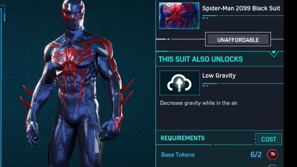 Spider-Man PS4 2099 Suit