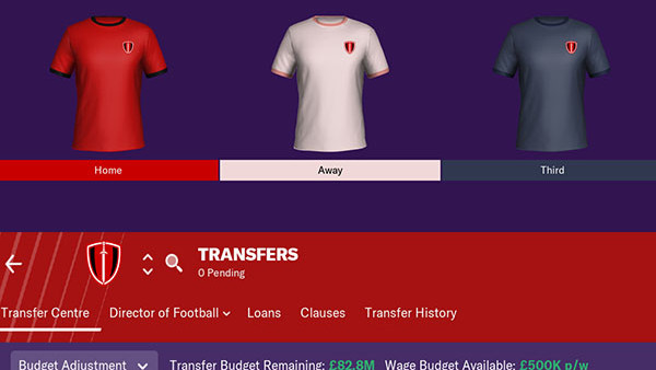 Man Utd FM 19 Budget