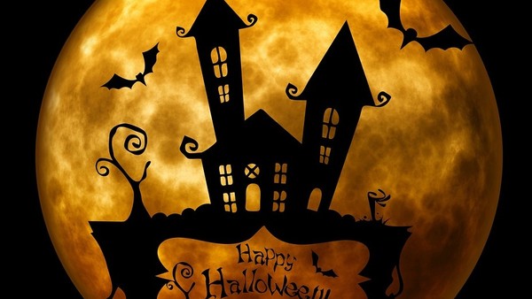 Lit Jack O' Lantern Glowing Menacingly