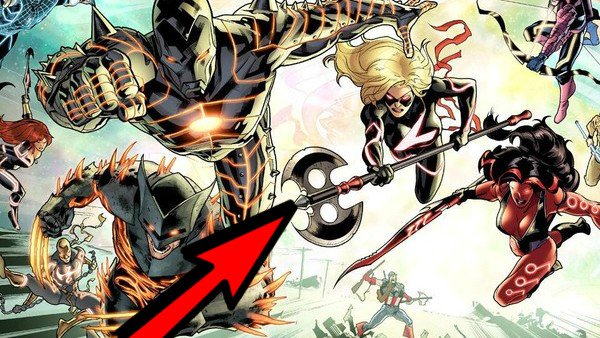 Captain Marvel Fear Itself Axe
