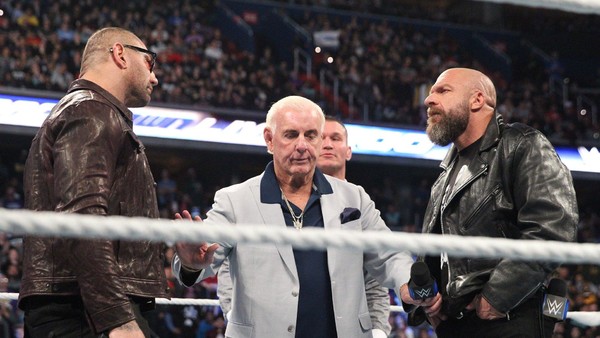 Batista Ric Flair Triple H Evolution