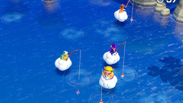 Super Mario Party Rumble Fishing