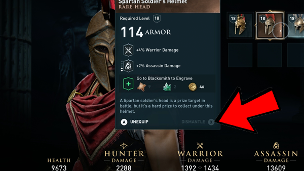 Assassins Creed Odyssey Inventory