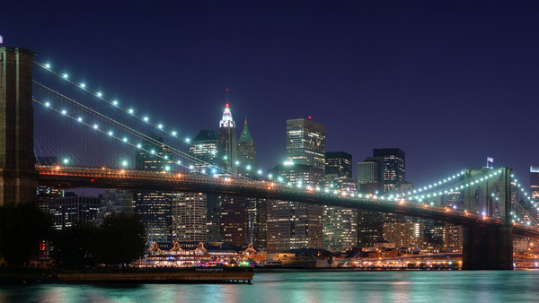 Pont De Brooklyn De Nuit   Octobre 2008 Edit