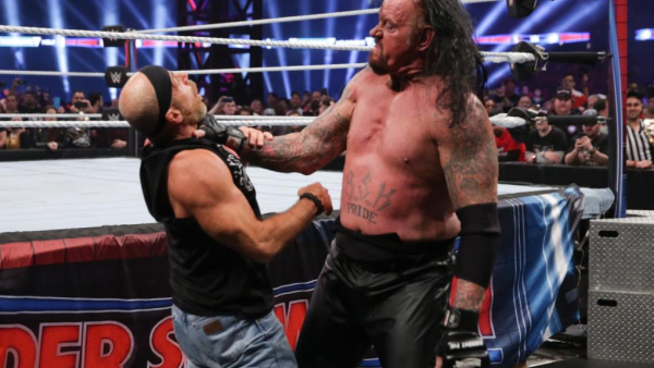WWE Super Show Down Undertaker Shawn Michaels Triple H