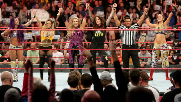 Sasha Banks Trish Stratus Natalya Lita Bayley