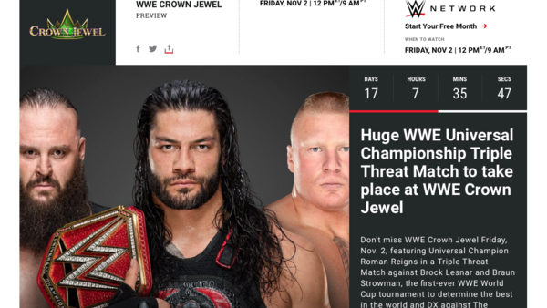 Crown Jewel WWE