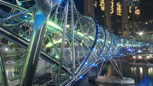 Double Helix Bridge
