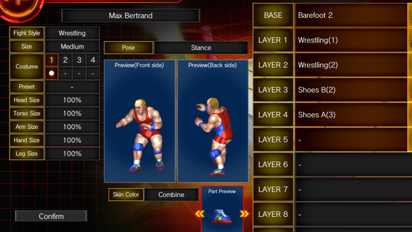 Fire Pro World Customisation