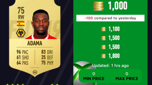 FIFA 19 Adama Traore