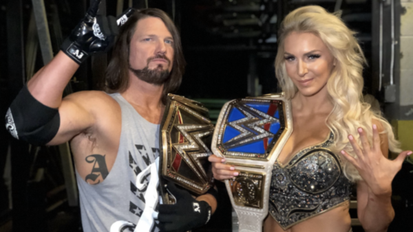AJ Styles Charlotte Flair