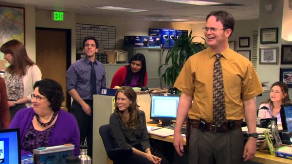 Rainn Wilson John Krasinski The Office Nbc