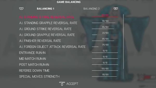 WWE 2K19 Sliders