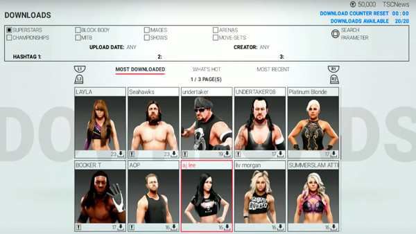 WWE 2K19 Community Creations