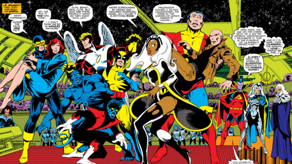 X-Men Wolverine Cyclops Rogue Gambit Pyslocke