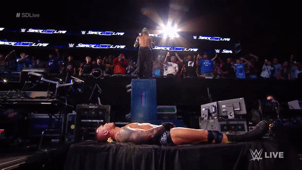 Jeff Hardy Vs Randy Orton SmackDown LIVE Aug 21 2018