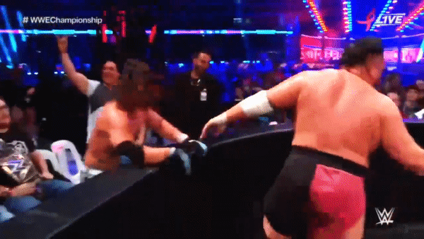 AJ Styles Samoa Joe Super Show Down 2018 