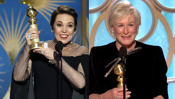 Golden Globes 2019 Olivia Colman Glenn Close