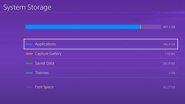 Ps4 System Storage