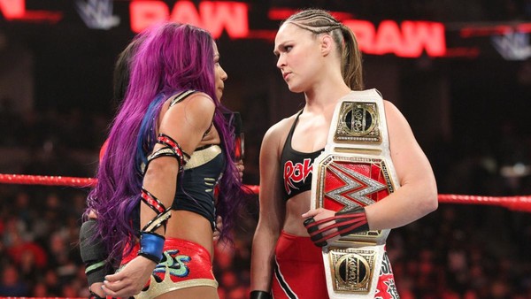 Sasha Banks Ronda Rousey