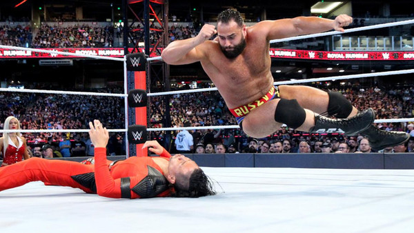 WWE Royal Rumble 2019 Shinshuke Nakamura Rusev
