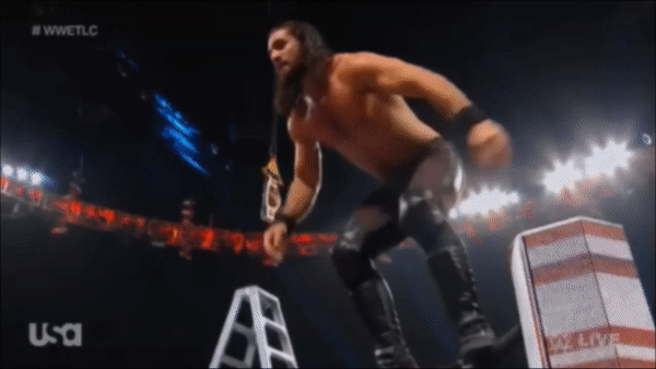 Seth Rollins Baron Carbin Frog Splash Table