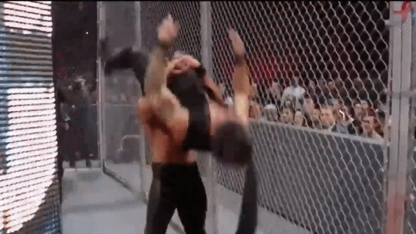 Seth Rollins Chris Jericho Powerbomb Hell In A Cell