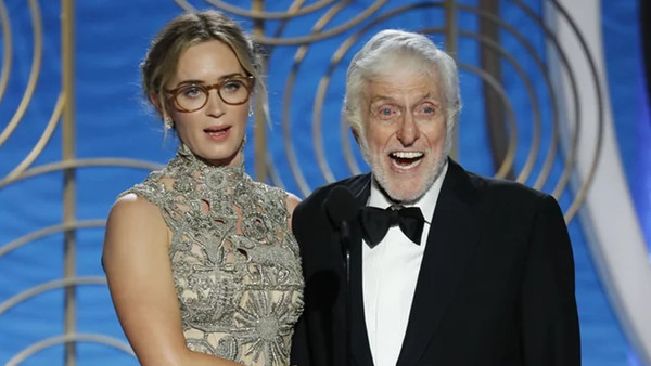 Golden Globes 2019 Emily Blunt Dick Van Dyke