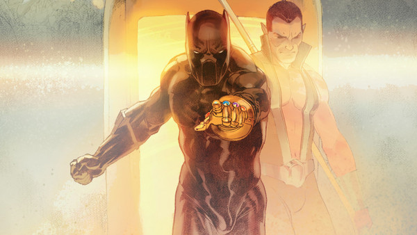 Black Panther With The Infinity Gauntlet