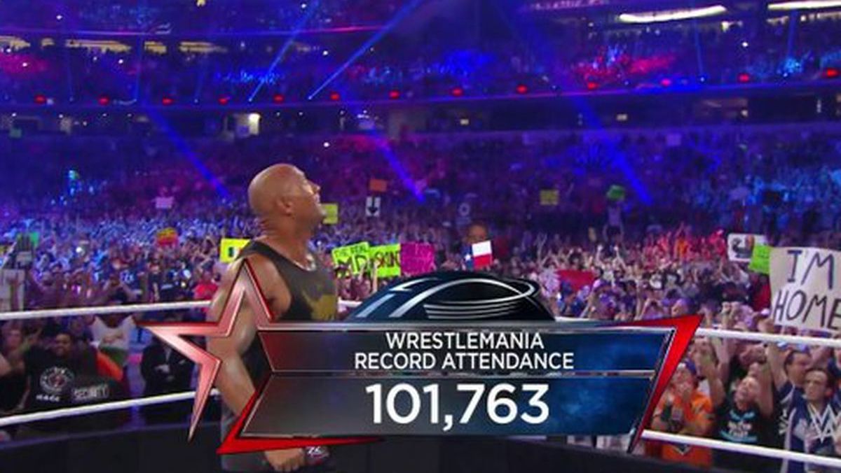 WrestleMania 32 Attendance