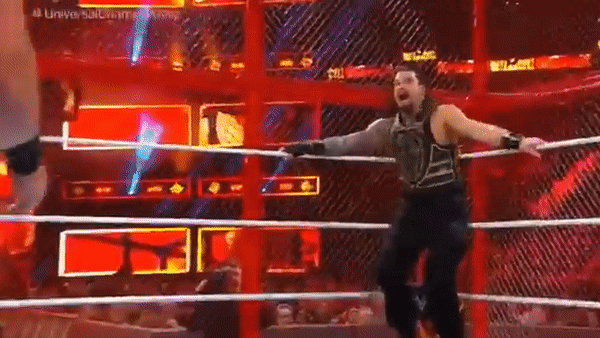 Roman Reigns Braun Strowman Hell In A Cell Spear
