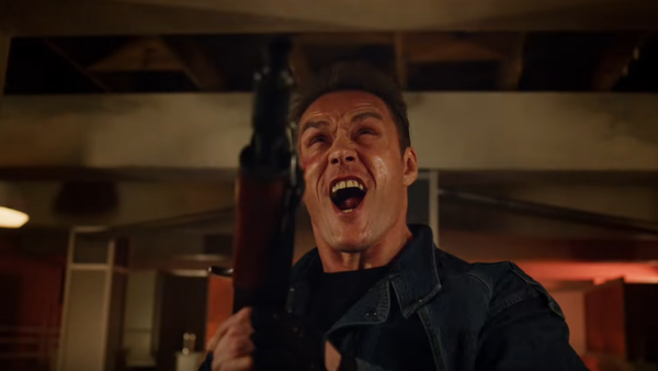 Stranger Things Gun Man Terminator