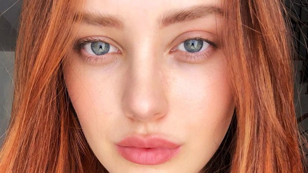 Katherine Langford red hair instagram
