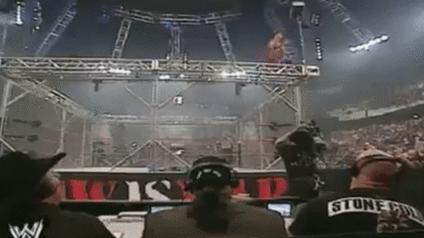 Kurt Angles Moonsault Cage