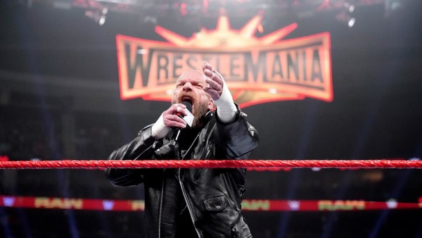 Triple H yelling