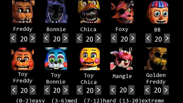 Five Nights At Freddy's Night Customiser