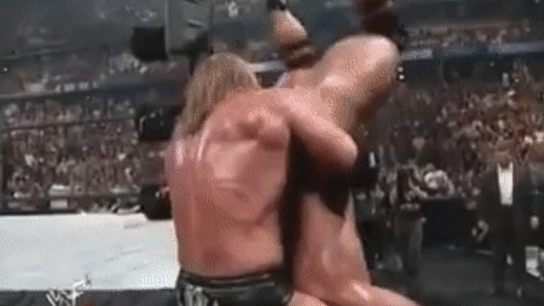 WrestleMania 2000 Triple H Rock Piledriver