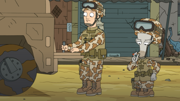 American Dad Roger Army