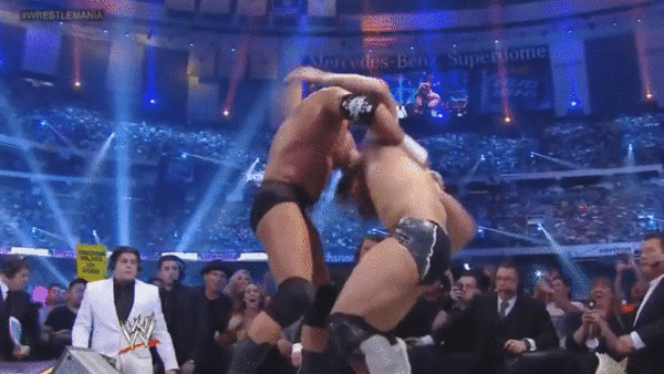 WrestleMania XXX Triple H Daniel Bryan Arm Table