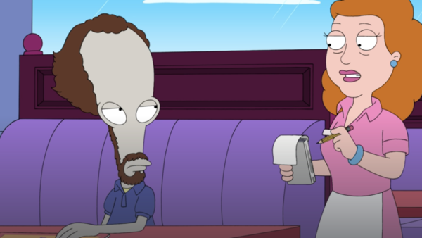 American Dad Roger Waitress