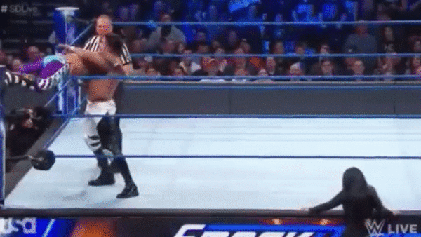 Andrade Rey Mysterio Hammerlock DDT Top Rope