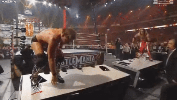 WrestleMania XXVI Edge Chris Jericho Spear