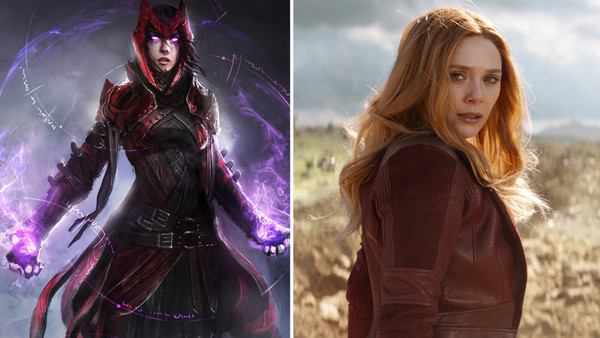 Scarlet Witch Avengers Infinity War Elizabeth Olsen