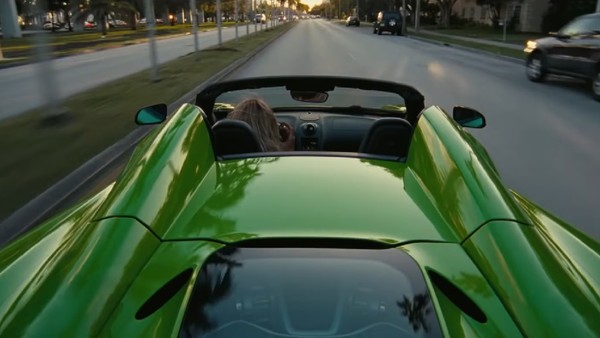 The Beach Bum Matthew McConaughey Green Car