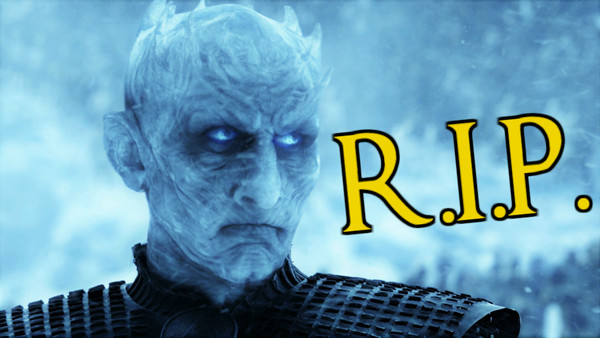Game Of Thrones Night King RIP