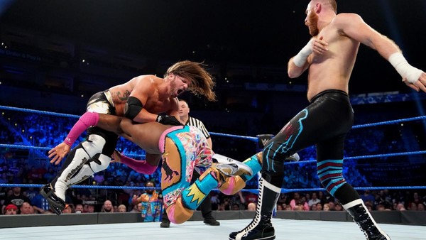 Sami Zayn Kofi Kingston AJ Styles