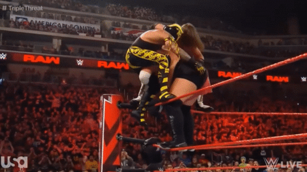 Samoa Joe AJ Styles Rey Mysterio Double Back Body Drop